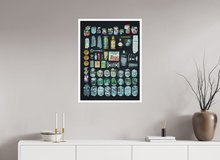 Load image into Gallery viewer, 60 x 80 cm, William Turner Print mit 2cm Weißrand Wastelands, W:O:A Heavy Metal Festival, camp ground K, Wacken