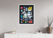 Load image into Gallery viewer, 60 x 80 cm, William Turner Print mit 2cm Weißrand Wastelands, Downtown San Francisco