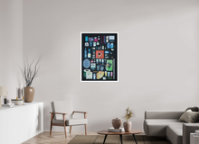 Load image into Gallery viewer, 75 x 100 cm, William Turner Print mit 2cm Weißrand Wastelands, Hamburg, St Pauli neighbourhood
