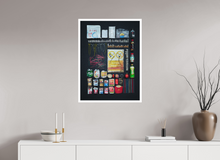 Load image into Gallery viewer, 60 x 80 cm, William Turner Print mit 2cm Weißrand Wastelands, Little India, Singapore
