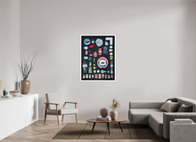 Load image into Gallery viewer, 90 x 120 cm, William Turner Print mit 2cm Weißrand Wastelands, Soho & City Center, Malaga