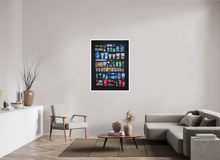 Load image into Gallery viewer, 90 x 120 cm, William Turner Print mit 2cm Weißrand Wastelands, Fremont Stree, Las Vegas