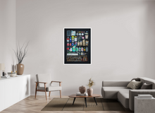 Load image into Gallery viewer, 90 x 120 cm, William Turner Print mit 2cm Weißrand Wastelands, Collins Ave & Washington Ave, Miami Beach