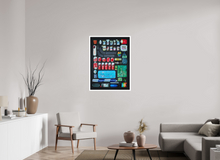 Load image into Gallery viewer, 75 x 100 cm, William Turner Print mit 2cm Weißrand Wastelands, Brussels, les Marolles