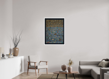 Load image into Gallery viewer, 75 x 100 cm, William Turner Print mit 2cm Weißrand Wastelands, at banks of the river Isar, Munich