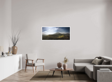 Load image into Gallery viewer, 130,8 x 60 cm, William Turner Print mit 2cm Weißrand Chaîne des Puys, Volvic Volcano