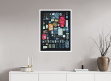 Load image into Gallery viewer, 60 x 80 cm, William Turner Print mit 2cm Weißrand Wastelands, 1st Arrondissement, Paris