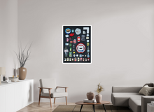 Load image into Gallery viewer, 75 x 100 cm, William Turner Print mit 2cm Weißrand Wastelands, Soho & City Center, Malaga