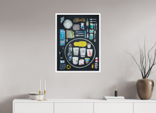 Load image into Gallery viewer, 60 x 80 cm, William Turner Print mit 2cm Weißrand Wastelands, 1st Street Bridge, Los Angeles