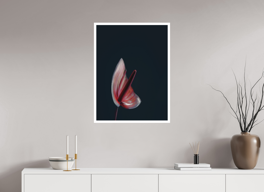 60 x 80 cm, William Turner Print mit 2cm Weißrand Assaulted Flowers #12