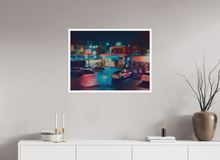 Load image into Gallery viewer, 80 x 60 cm, William Turner Print mit 2cm Weißrand Colorado Boulevard, CA #1, trichromatic photograph
