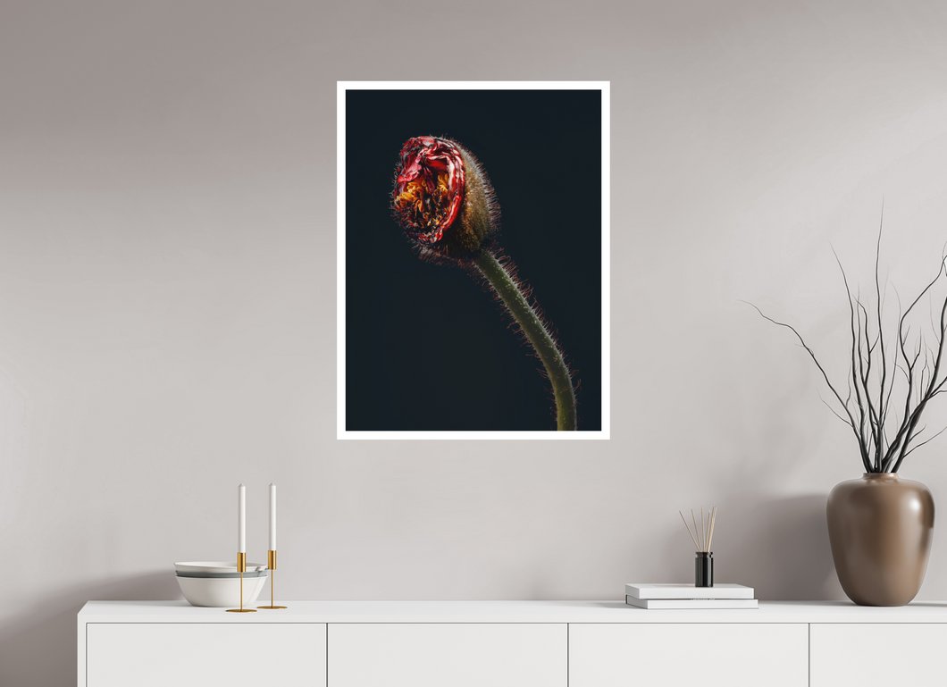60 x 80 cm, William Turner Print mit 2cm Weißrand Assaulted Flowers #02