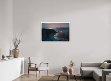 Load image into Gallery viewer, 105 x 70 cm, William Turner Print mit 2cm Weißrand Golden Cove, CA, trichromatic photograph
