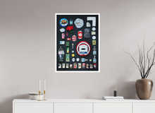 Load image into Gallery viewer, 60 x 80 cm, William Turner Print mit 2cm Weißrand Wastelands, Soho &amp; City Center, Malaga
