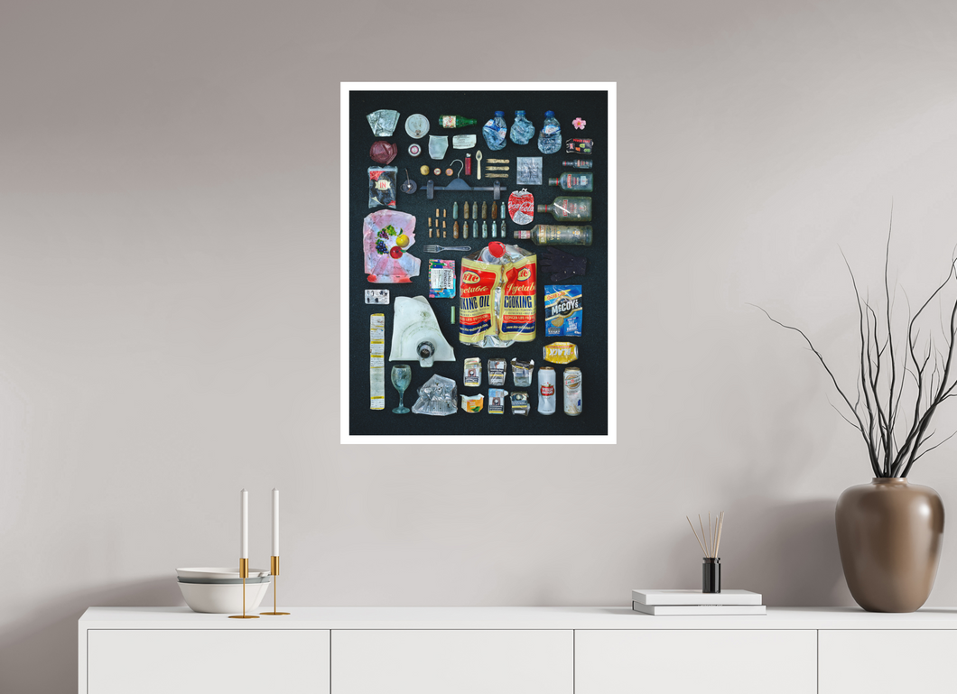 60 x 80 cm, William Turner Print mit 2cm Weißrand Wastelands, Brick Lane, London