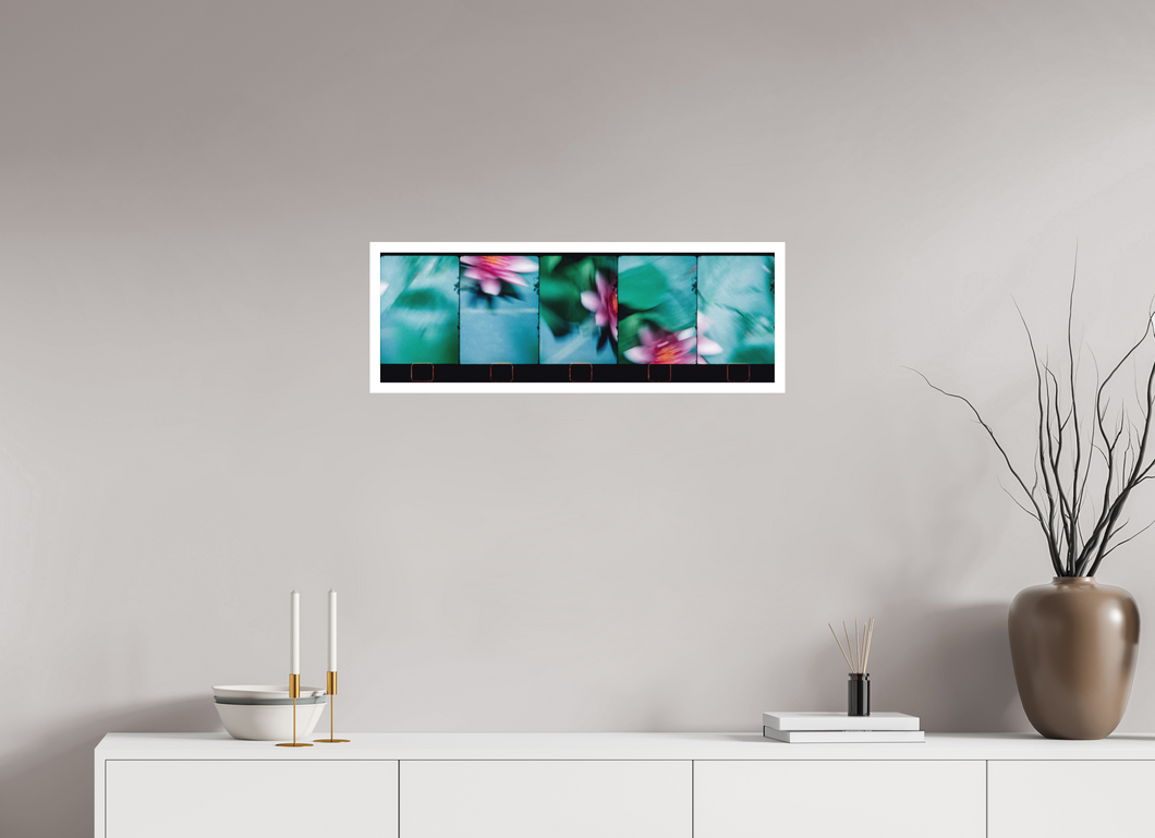 75,8 x 25 cm, William Turner Print mit 2cm Weißrand Monets Garden, Giverny #4