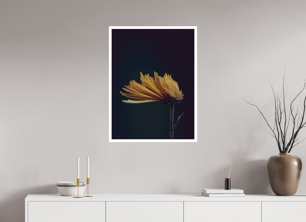 60 x 80 cm, William Turner Print mit 2cm Weißrand Assaulted Flowers #03