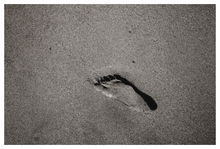 Load image into Gallery viewer, Main image foot print in sand, Yangyang
